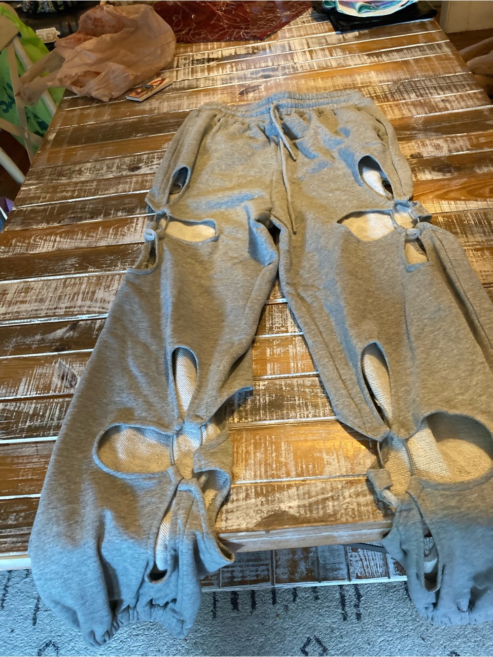 Super cool womens cut out joggers